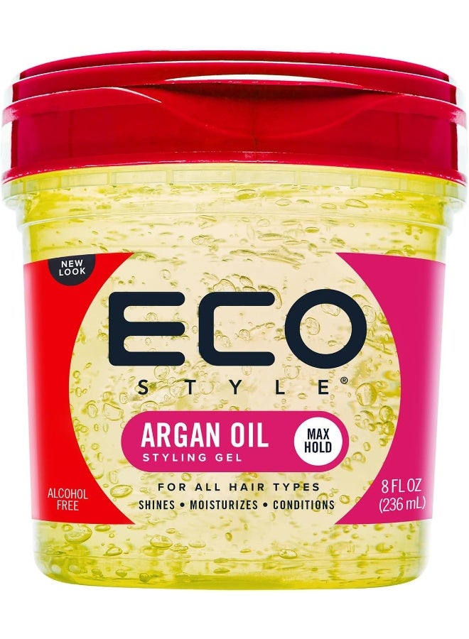 Eco Style EcoStyle Moroccan Argan Oil Styling Gel 236 ml - Image 1