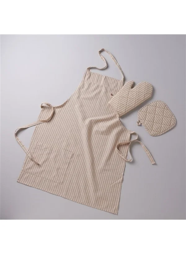 Linens Swindells Kitchen Apron Beige