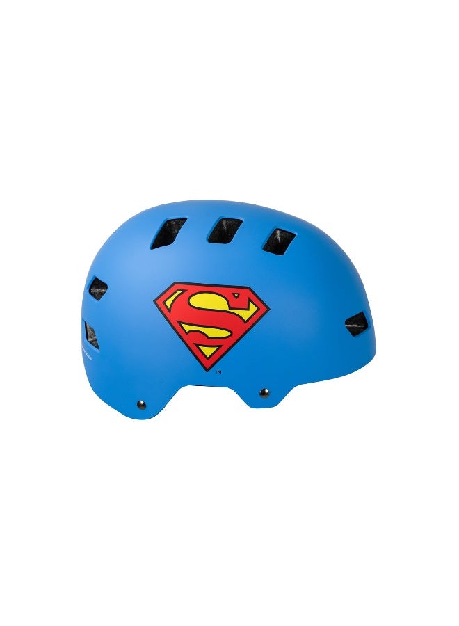 Spartan خوذة سبارتان DC سوبرمان متعددة الرياضات القابلة للتعديل (S، 51 - 54 سم، أزرق/أحمر) - Image 2