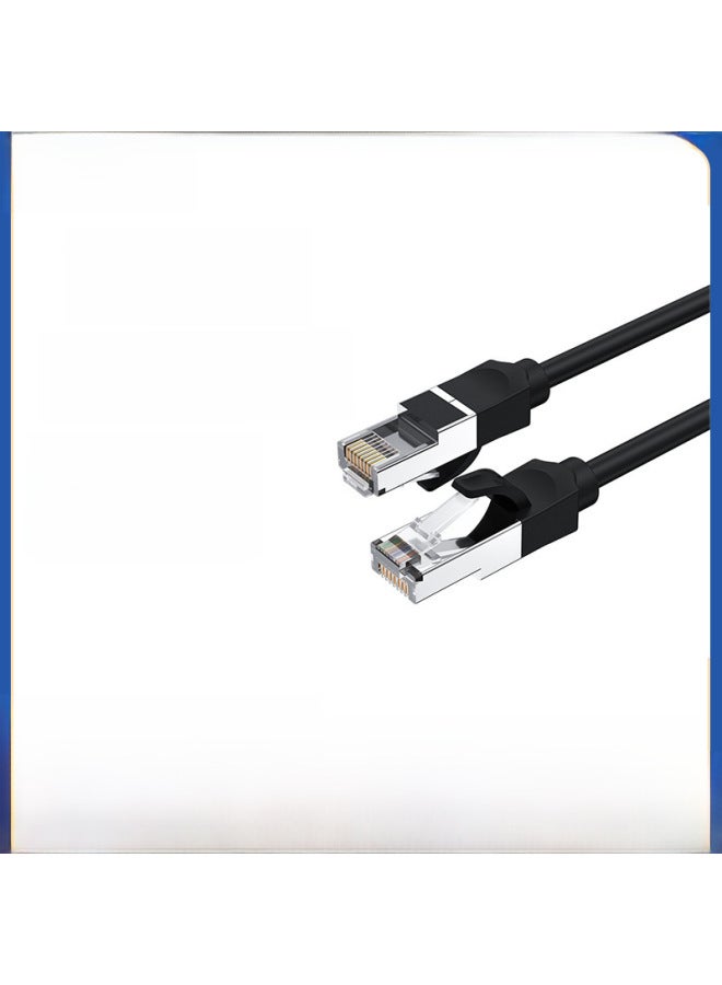 Six Types Of Network Cable Double Shielded Crystal Head Finished Network Cable Cat6 Super 6 Gigabit Network Jumper-Color:Category 6 Non-shielded Over-measured Network Cable-Line Length:1 M  - Image 2