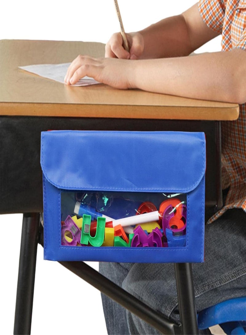GGOOT 2 Pcs Desk Magnetic Pocket - Classroom Calendar Pocket Chart Storage Pouch with Magnetic Back - Magnetic File Holder for Teacher Classroom Storage, Magnet Organizer Pouches for Desk, Whiteboard - Image 1