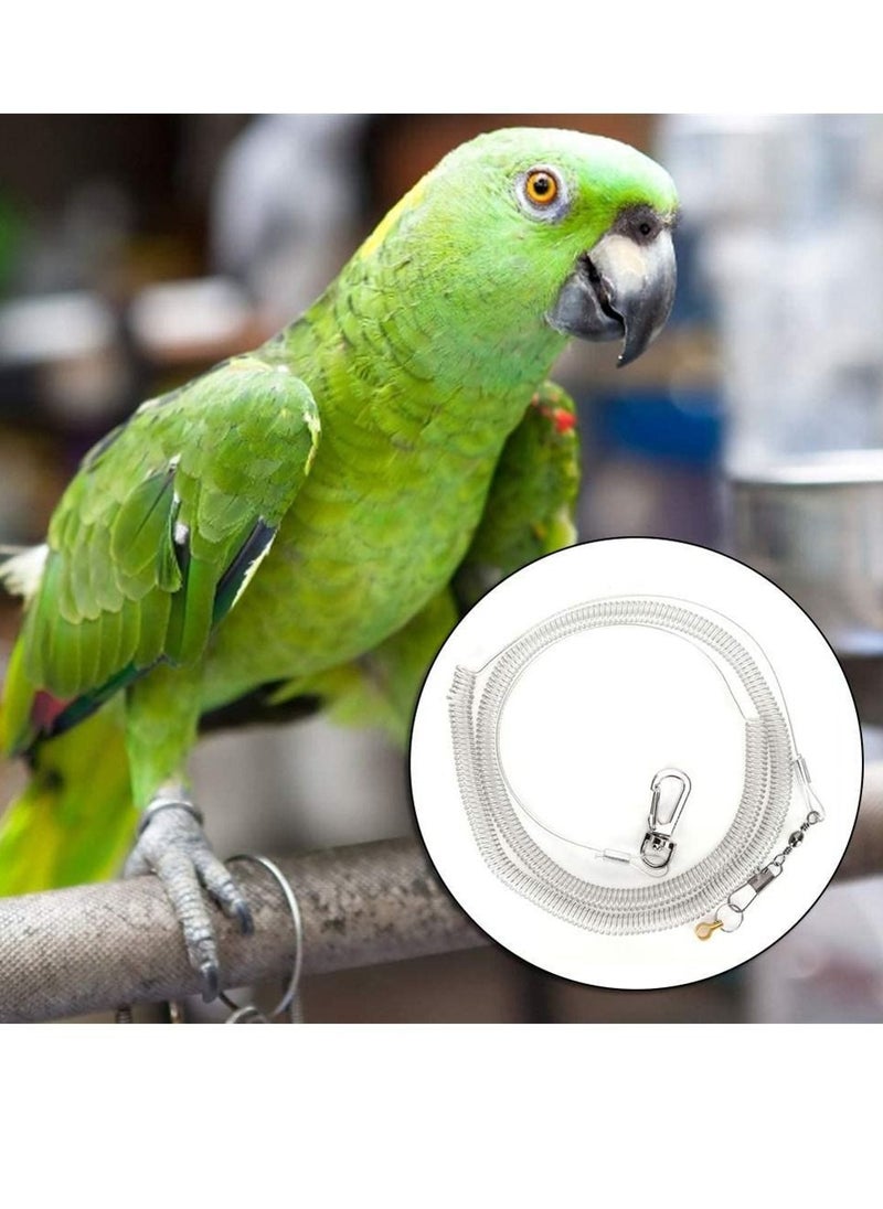 Y&D Bird Harness Anti Bite Aviator Outdoor Flying Training Rope Elastic Leash Rope 8.5mm  - Image 1