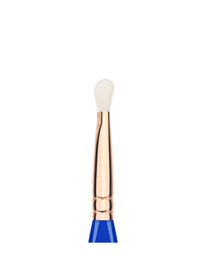 Bdellium Tools Professional Makeup Brush Golden Triangle 765 Small Angled Shader With All Vegan And Soft Synthetic Fibers For Flawless Professional Eye Shadow Application (Blue 1Pc) - Image 2