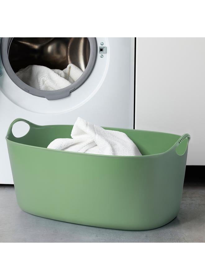 erorex Flexi laundry basket, in-/outdoor, green, 35 l - Image 4