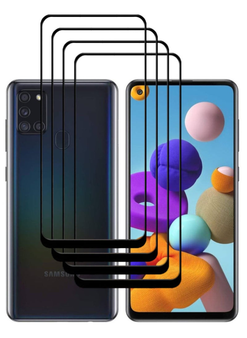 أكاليكس 4 قطع، حماية شاشة، لهاتف سامسونج جالاكسي A21s، جودة ممتازة. - Image 1