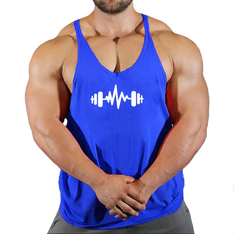 Mens Summer Quick-Dry Tank Top Sleeveless Running Vest black 1  - Image 4