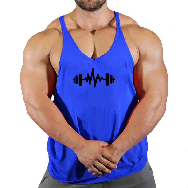 Mens Summer Quick-Dry Tank Top Sleeveless Running Vest black 1  - Image 5