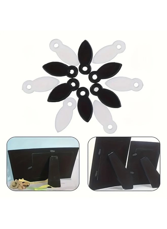 Transparent Rotating Hooks 24pcs For Photo Frames Easy Install Sturdy Plastic Back Accessories Room Decor - Image 5