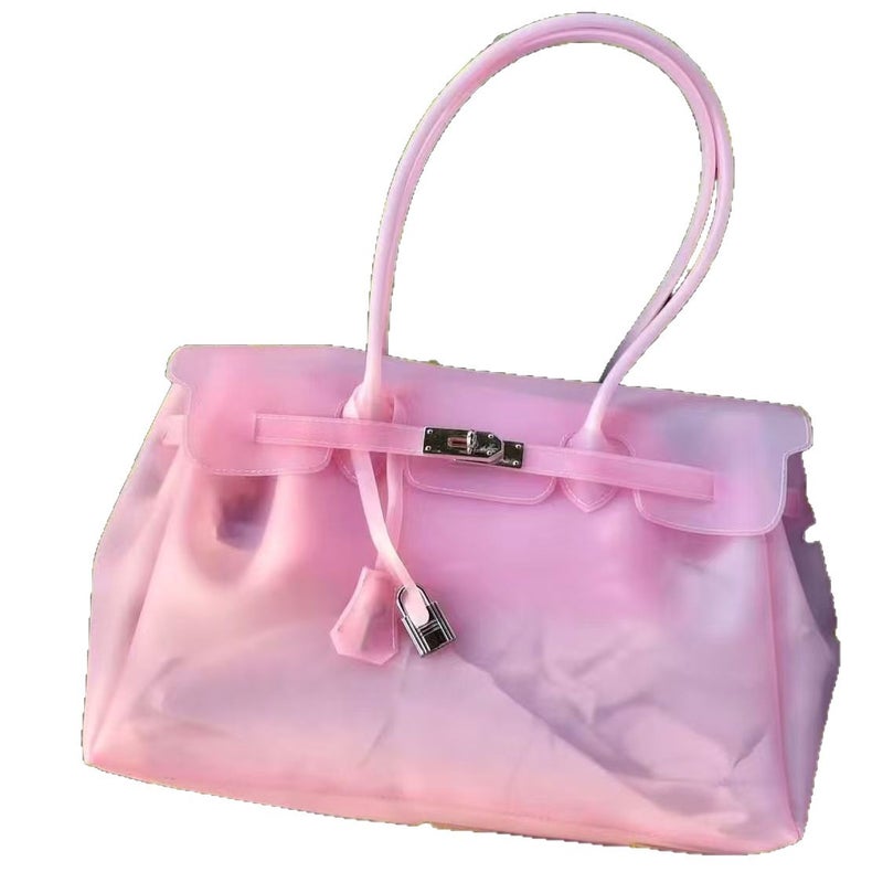 2026 Jelly Bucket Bag Summer Commuter Large Capacity Women's Handbag - Image 2