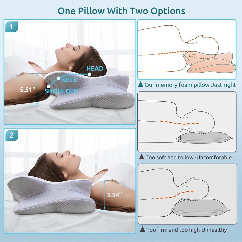 DONAMA Cervical Memory Foam Pillow - Image 4