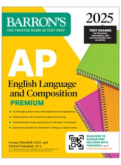AP English Language and Composition Premium, 2025: Prep Book with 8 Practice Tests + Comprehensive Review + Online Practice 