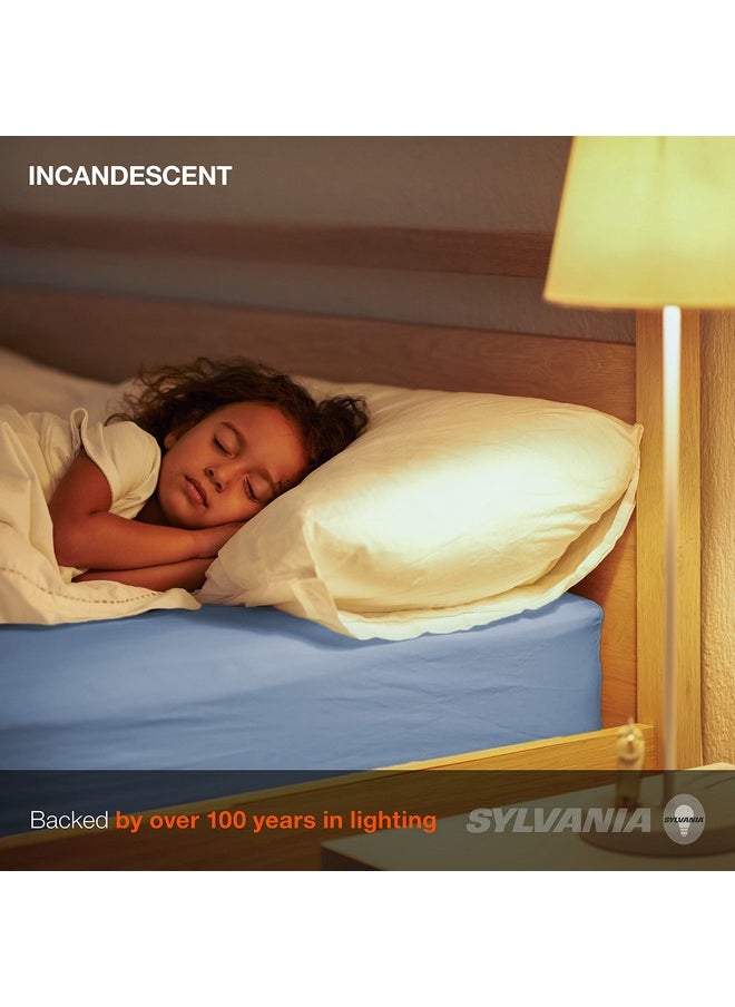 LEDVANCE SYLVANIA Double Life Incandescent Light Bulb, B10, 40W, Dimmable, Candelabra Base, 285 Lumens, Frosted - 6 Count (Pack of 1) (15323)  - Image 5