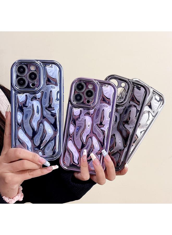 S-TOP Case For iPhone 16 Plus Electroplating Meteorite Texture TPU Phone Case - Image 3