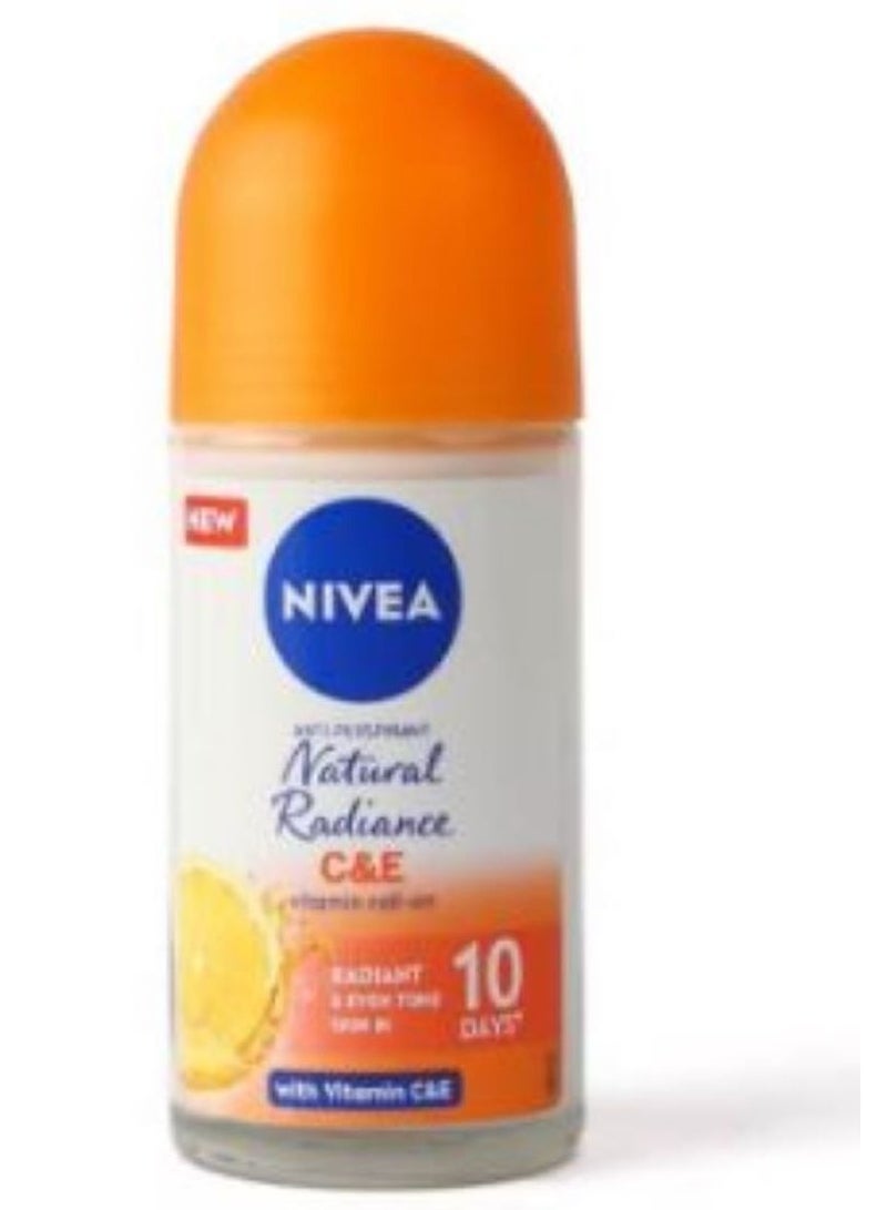 Nivea Roll On Deodorant Women Instant Glow Vitamin C 50 ml