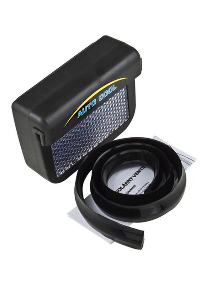 مروحة تهوية للسيارة تعمل بالطاقة الشمسية بقدرة 0.8 وات مع شريط مطاطي  - نسخة أصلية - Image 4