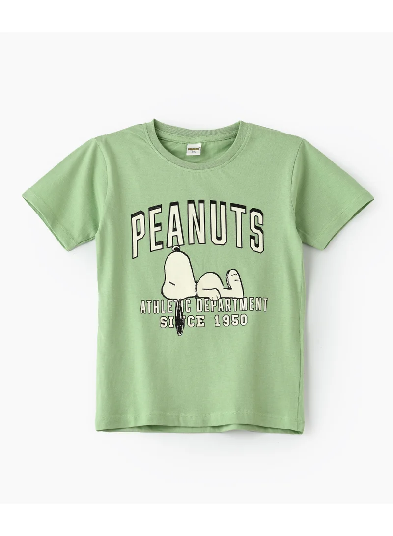 بينتس Peanuts Tshirt for Boys | Casual Wear with Cotton Jersey Fabric | Regular Length