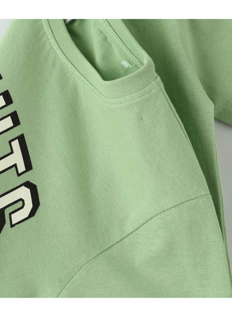 Peanuts Snoopy Graphic Print Round Neck Boys T-Shirt - Image 4