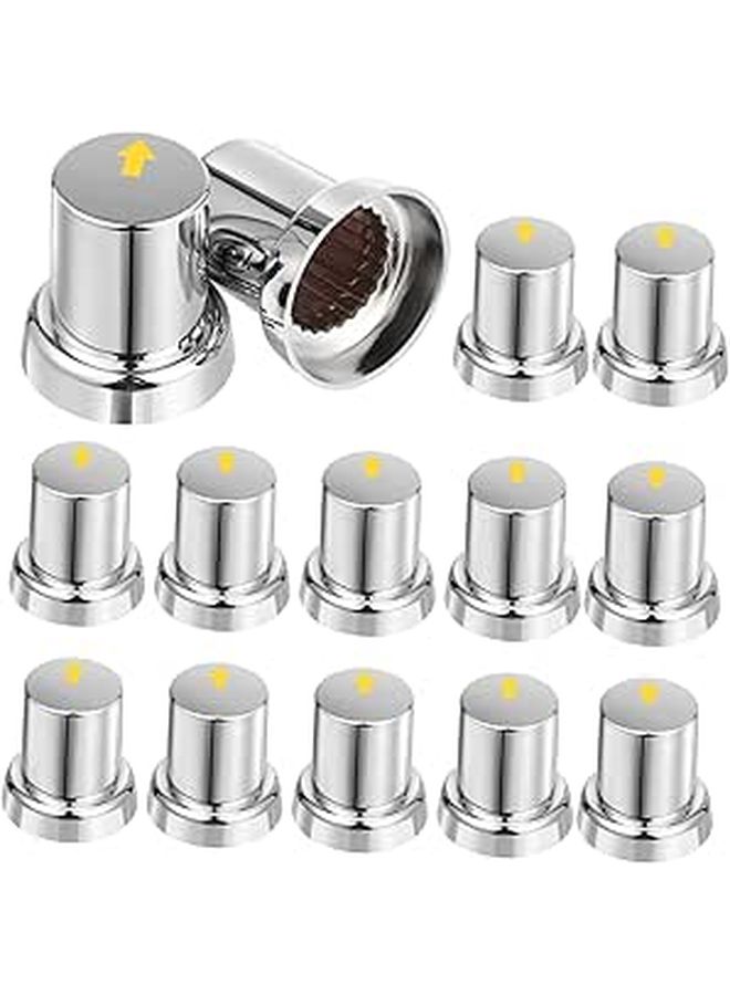 20pcs Chrome ABS Wheel Lug Nut Covers 60mm for Car Protection - Image 1