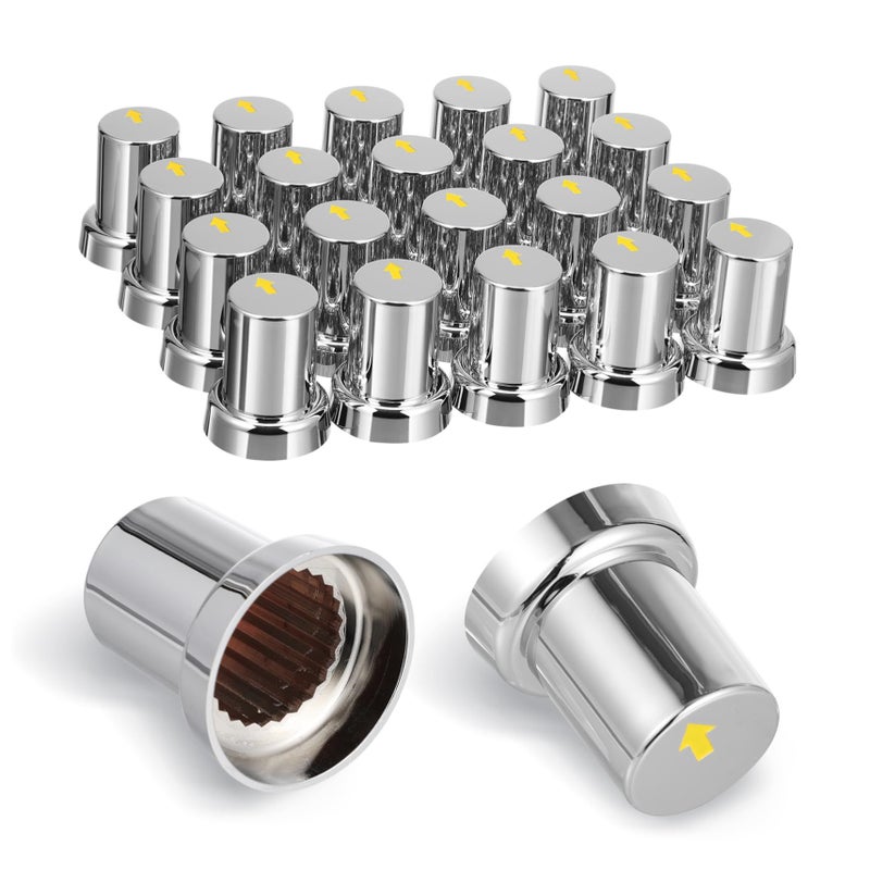20pcs Chrome ABS Wheel Lug Nut Covers 60mm for Car Protection - Image 5