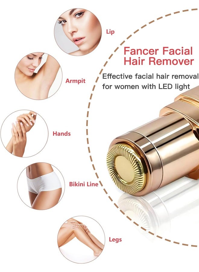 Generic Facial Hair Removal Machine for Women, Upper Lip Face Shaver Electric Facial Hair Remover Device for Face Hair Fuzz Chin Mustaches,Cute Lipstick Shape,Black  - Image 3
