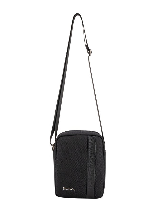 pierre cardin - Small Black Tactical Sling Crossbody Backpack Shoulder Bag for Men Women - Image 1