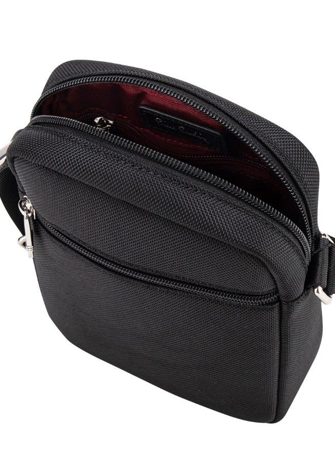 pierre cardin - Small Black Tactical Sling Crossbody Backpack Shoulder Bag for Men Women - Image 1