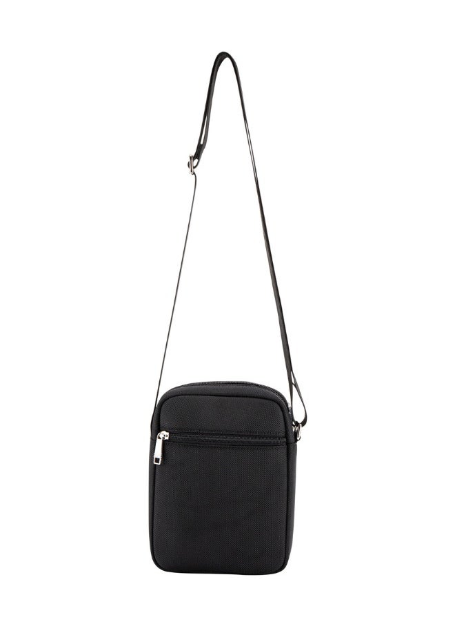 pierre cardin - Small Black Tactical Sling Crossbody Backpack Shoulder Bag for Men Women - Image 1