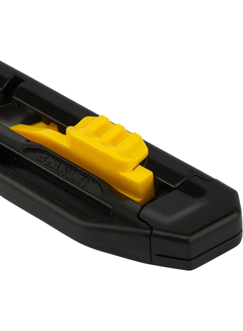 ستانلي سكين ستانلي Stht10323-800 بلاستيكي قابل للكسر بقفل منزلق (أسود) - Image 4