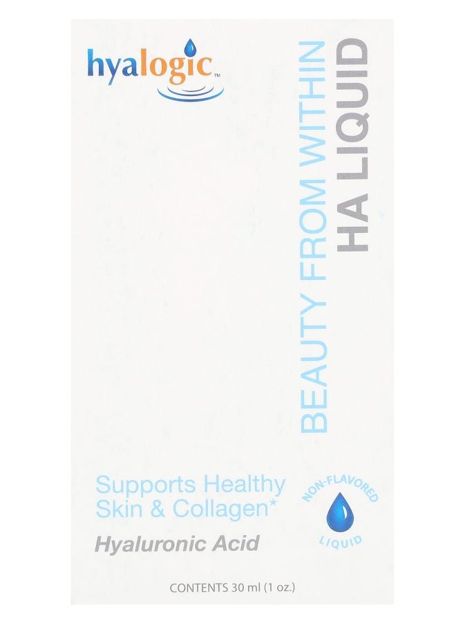 Hyalogic Beauty From Within HA Liquid Non-Flavored 1 oz (30 ml)