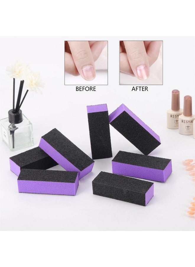 Ohlove - 20 Pcs Nail Buffer Blocks, 60/100 Grit Buffing Block Files for Natural and Acrylic Nails - Image 1