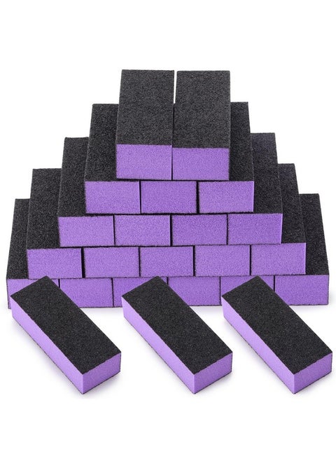 20 Pcs Nail Buffer Blocks, 60/100 Grit Buffing Block Files for Natural and Acrylic Nails