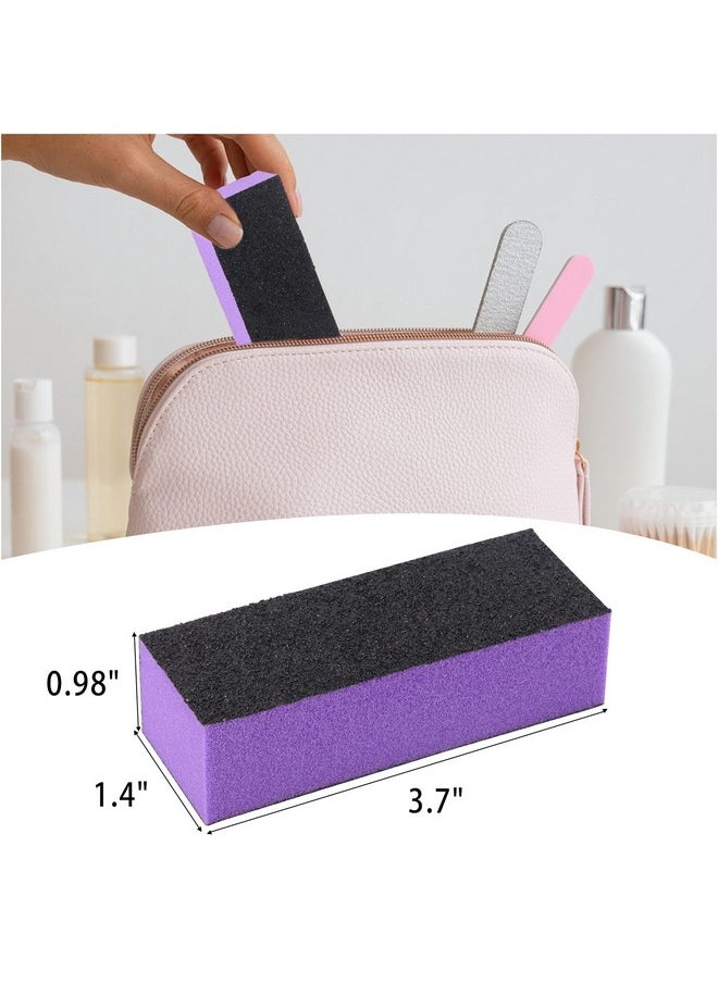 Ohlove - 20 Pcs Nail Buffer Blocks, 60/100 Grit Buffing Block Files for Natural and Acrylic Nails - Image 1
