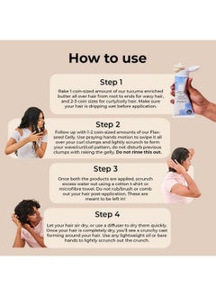 Fix My Curls Curl Quenching Moisture Styling Duo | For Curly, Wavy, Dry, Frizzy Hair | Enriched With Aloe Vera, Chia Seed, And Flax Seed | Silicone Free Curl Activator | Frizz Control | 50Gm Each  - Image 3