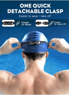 Milatech Swimming Goggles 2 Pack with Earplugs Wide View Anti-fog UV Swimming Goggles for Adults, Water-Proof Swimming Goggles for Men, Women, and Teens  - Image 5