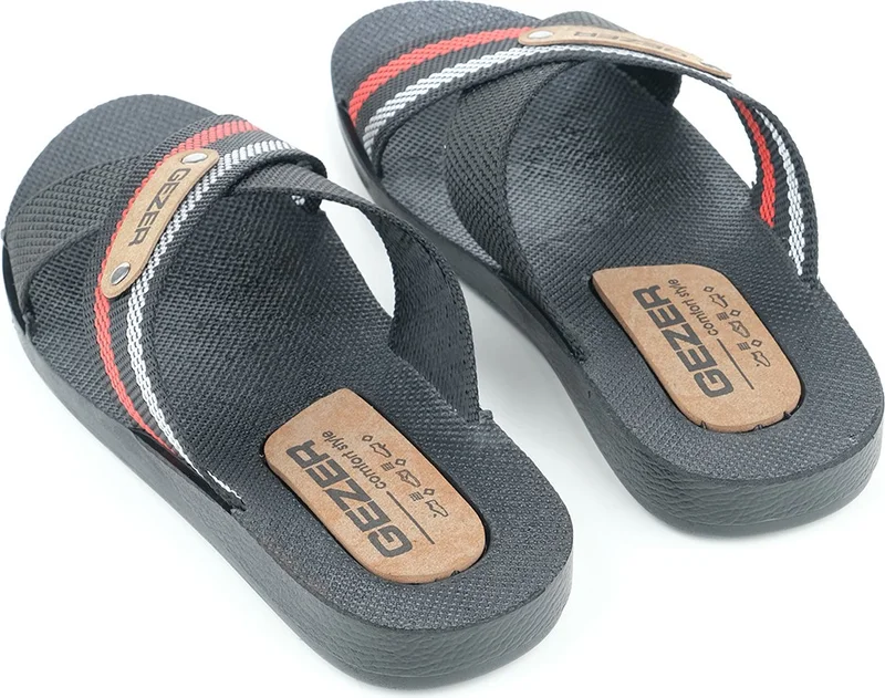 Gezer Summer Cross Rope Model Men's Young Slippers