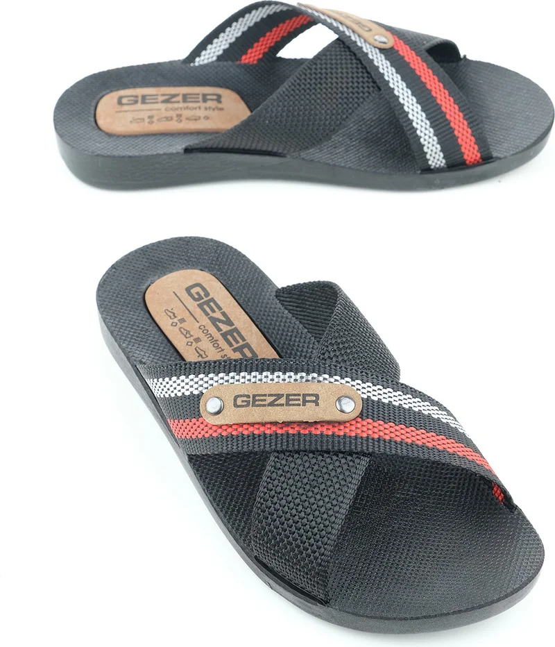 Gezer Summer Cross Rope Model Men's Young Slippers
