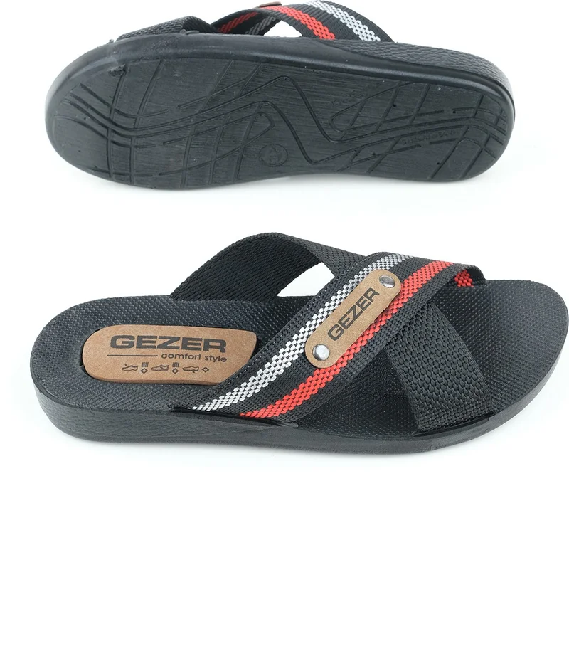 Gezer Summer Cross Rope Model Men's Young Slippers
