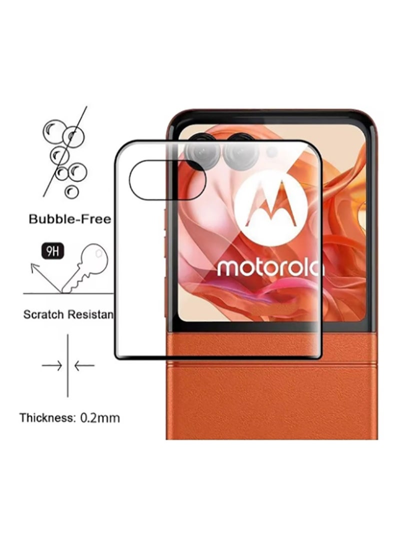 Generic 2 Pack 3D Curved HD Tempered Glass For Motorola Moto Razr 60 Ultra Screen Protector  - Image 2