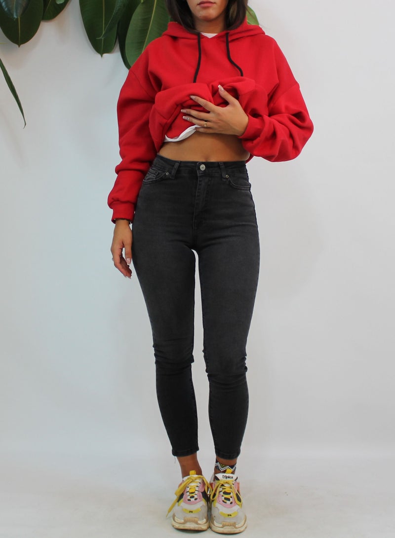 VENTIUP Basic Skinny Jeans Black  - Image 1