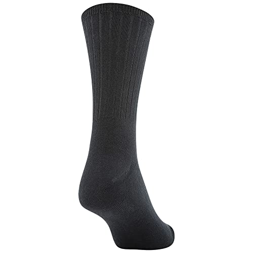 GOLDTOE Women's Casual Texture Crew Socks, Multipairs, Black (6-Pairs), Shoe Size: 6-9 - Image 4