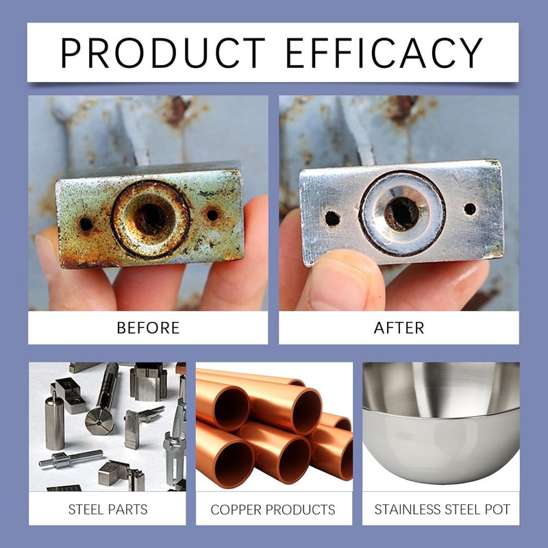 Rust Remover 120ml Bottle Designs Revitalizes Your Metal Tool For Personalize And Factory Daily Use Protective Rust - Image 4