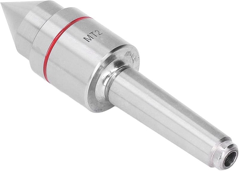 MT2 Live Center High Carbon Steel Morse Taper 60 Degree Triple Bearing CNC Lathe Tool - Image 1