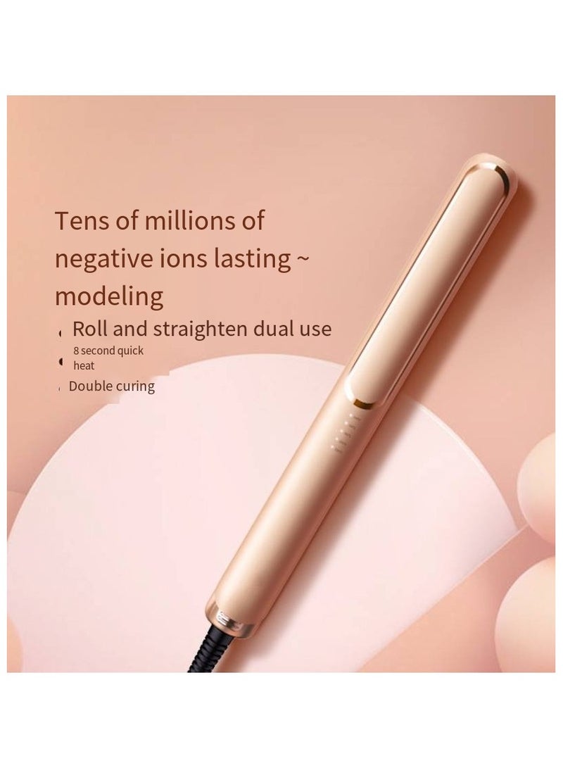 general 2-in-1 Ionic Hair Straightener & Curling Iron – Dual Styling with Ceramic Plates - Image 1