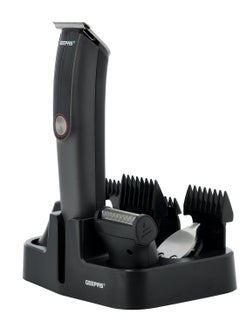 GEEPAS Digital Rechargeable 11-in-1 Grooming Kit, GTR56048 | 4 Combs | Nose Trimmer, Micros Shaver, Design Trimmer | LED Display & Charging Indicator | Stainless Steel Blade  - Image 4