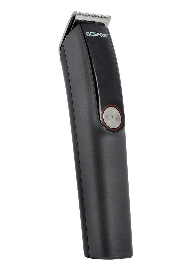 GEEPAS - Digital Rechargeable 11-in-1 Grooming Kit, GTR56048 | 4 Combs | Nose Trimmer, Micros Shaver, Design Trimmer | LED Display & Charging Indicator | Stainless Steel Blade - Image 1