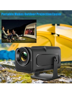 Mi VAZA Portable Projector, 4k HD Smart WIFI Android Smart Projector , USB Mini Outdoor Movie Projector, LED Video Smart Home Theater Projectors For Home Office, (1pc, Black 2)  - Image 3