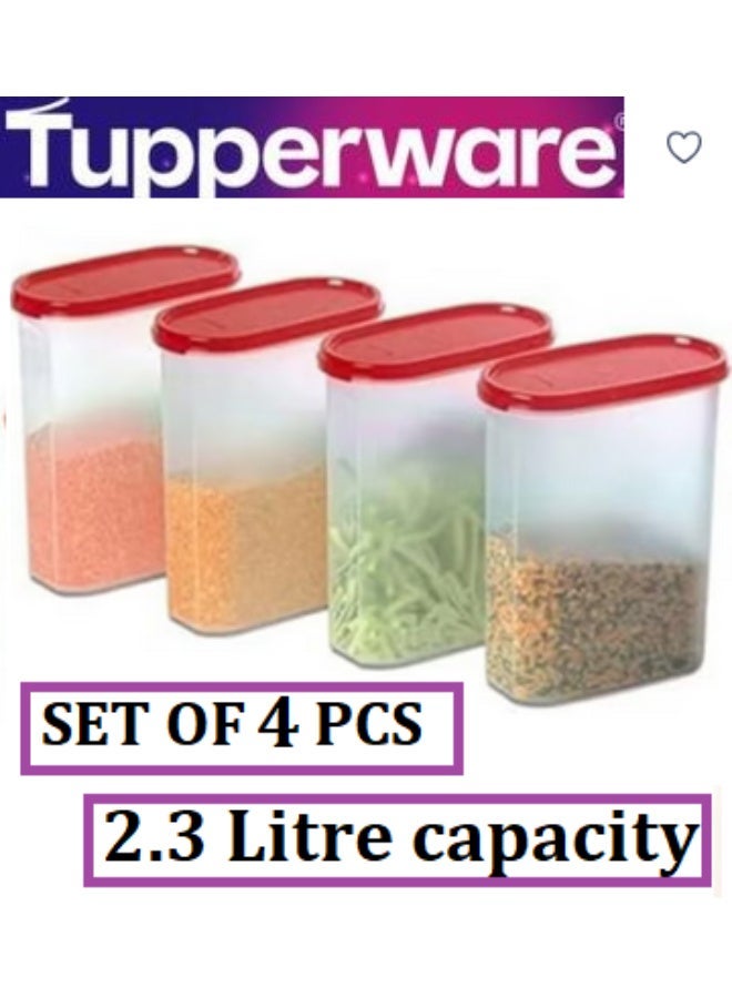 توبروير طقم علب حفظ الطعام الذكي الجديد من تابروير الأصلي، سعة 2.3 لتر، مجموعة من 4 قطع - Image 1