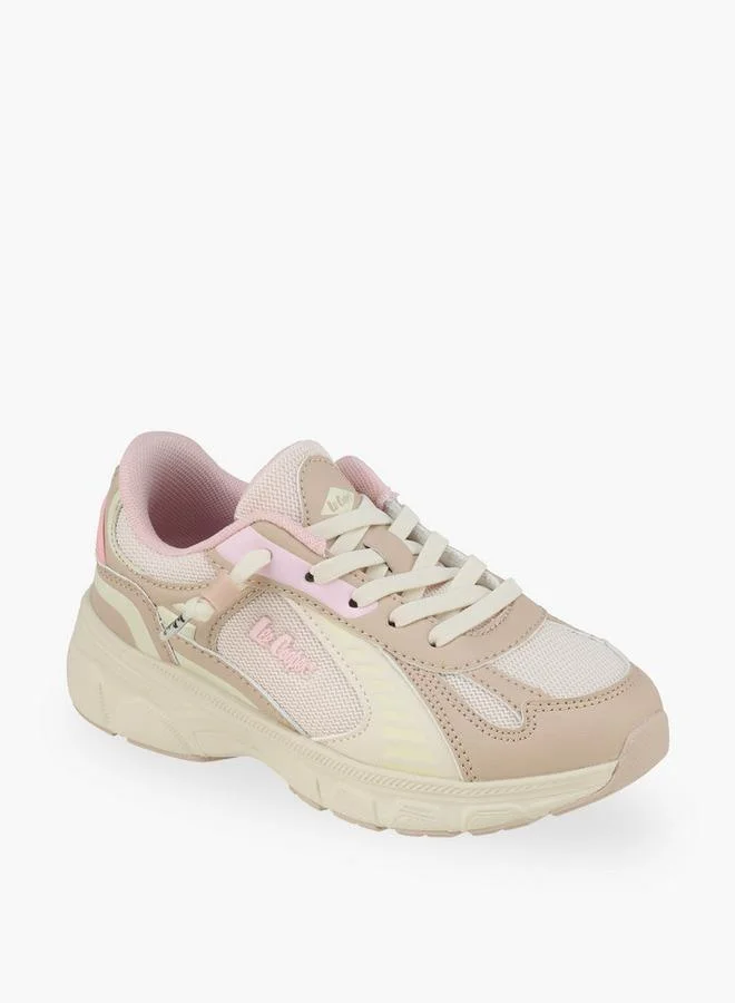 لي كوبر Girls Lace-Up Ankle Sneakers