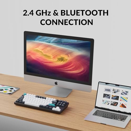 Keychron Q3 Max Wireless Custom Mechanical Keyboard, Full Aluminum 2.4 GHz Bluetooth QMK TKL Layout RGB with Hot-swappable Gateron Banana Switch Compatible with Mac Windows Linux - Image 2
