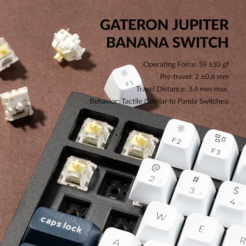 Keychron Q3 Max Wireless Custom Mechanical Keyboard, Full Aluminum 2.4 GHz Bluetooth QMK TKL Layout RGB with Hot-swappable Gateron Banana Switch Compatible with Mac Windows Linux - Image 4
